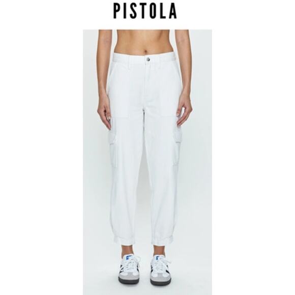 Pistola Josephine Ankle Barrel Leg Cargo Jeans 28 - Picture 1 of 9